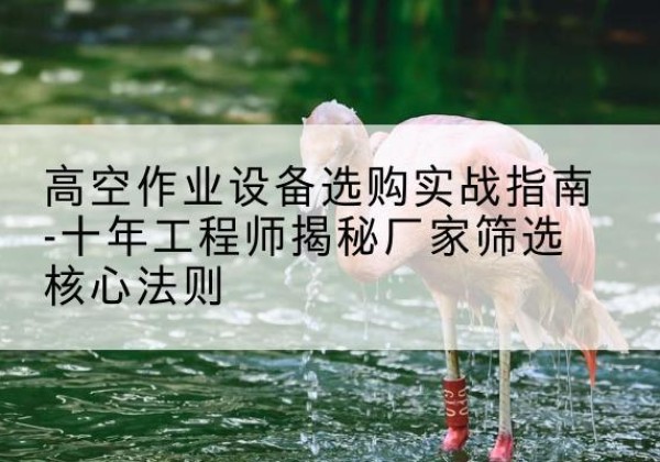 叙州剪叉式升降机厂家-高空作业设备选购实战指南-十年工程师揭秘厂家筛选核心法则